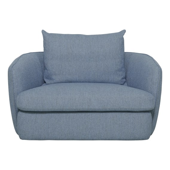 Nest Swivel Armchair in Het Blue