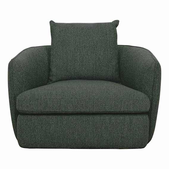 Nest Small Swivel Armchair in Het Green