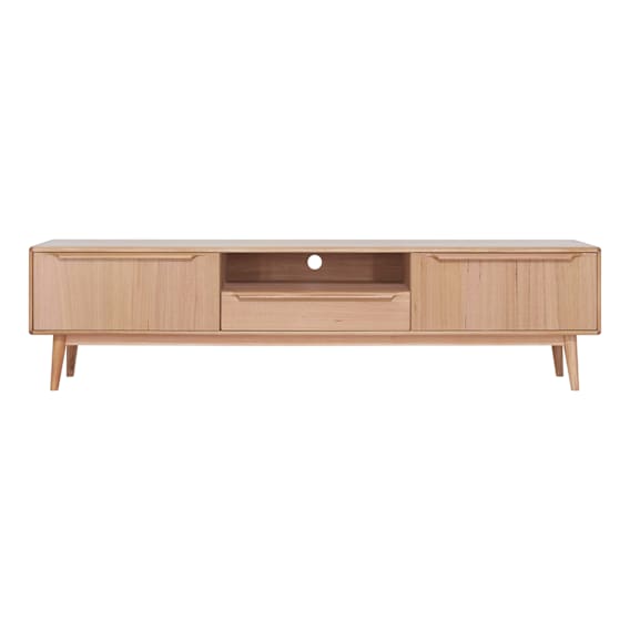Nelson Entertainment Unit 220cm in Messmate Clear