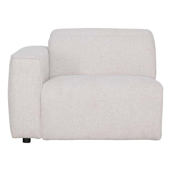 Nevada Sofa End Recliner LHF in Domino Marshmallow