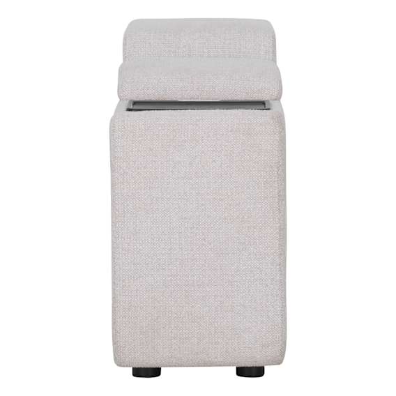Nevada Sofa Storage Console in  Domino Marshmallow