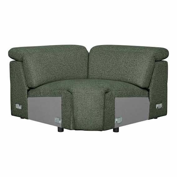 Nevada Sofa Corner Wedge in Domino Heritage