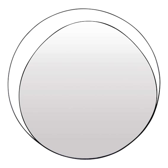 Nova Mirror Large 79.5x79.5cm in Black