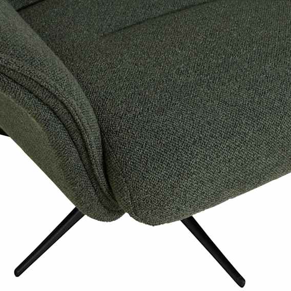 Manual Recliner + Ottoman Material and Finishes