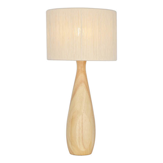 Noxie Table Lamp 26x53cm in Natural / White