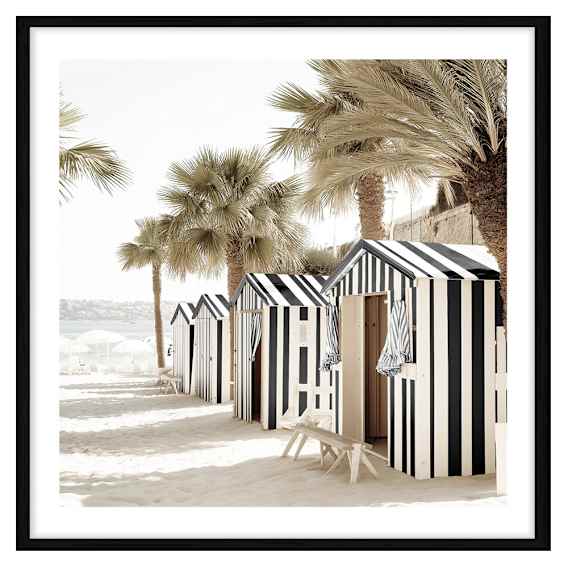 Oamaha Beach Framed Print in 118 x 118cm