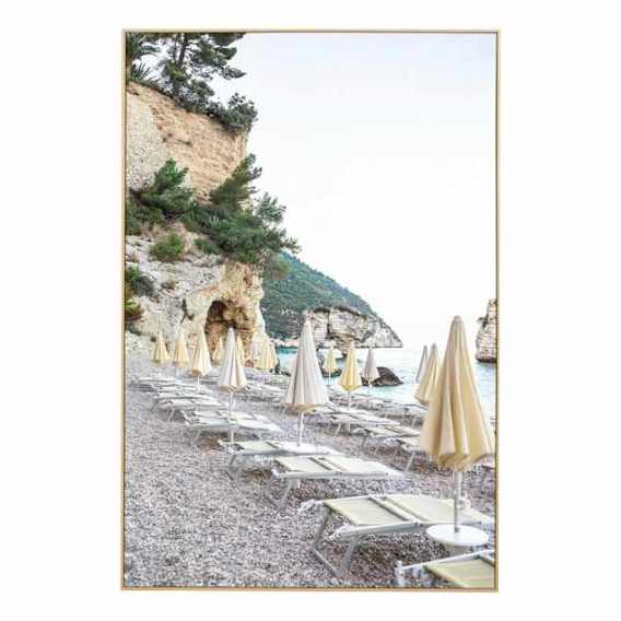 Ocean Oasis Box Framed Canvas in 42 x 62cm