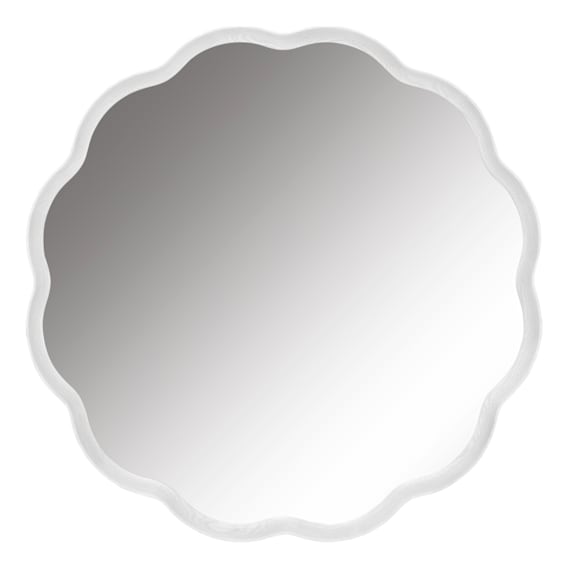 Ophelia Mirror 100cm in White