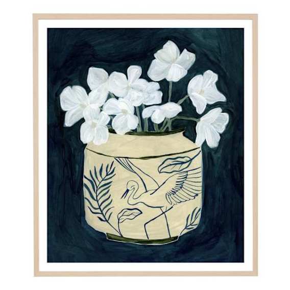 Ornate Vase Framed Print in 103 x 121cm