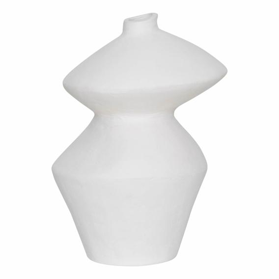 Organic Vessel Small 23x35cm in Matte White