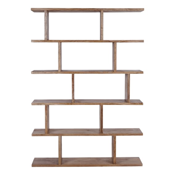 Panna Shelf Unit 125cm in Mangowood Havana Stain