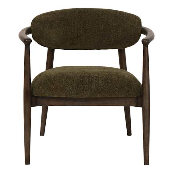 Palana Occasional Chair in Ritz Green / Dark Chocolate