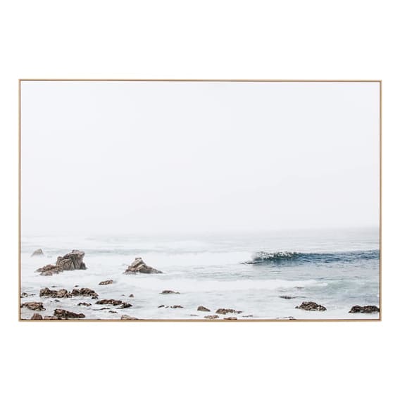 Pacific Waves Box Framed Canvas in 150 x 100cm