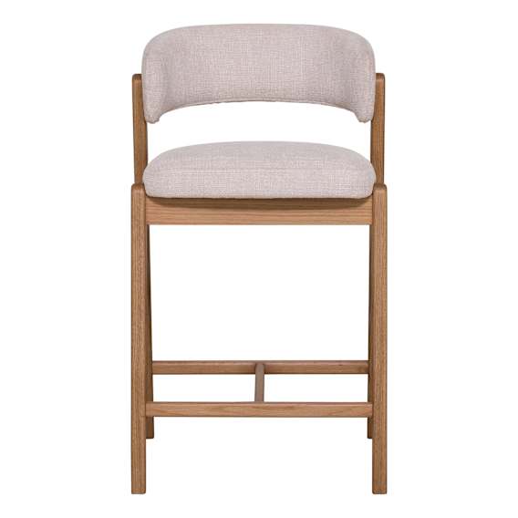 Pascal Bar Chair in Chacha Beige / Oak Caramel Stain