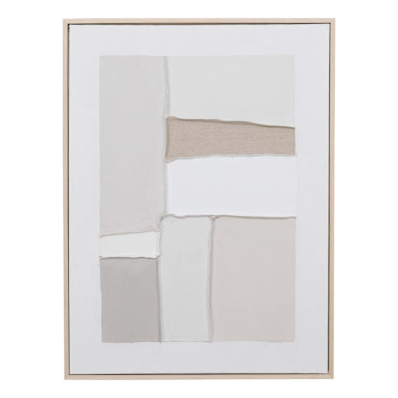 Peaceful Palette Design 2 Box Framed Canvas in 60 x 80cm