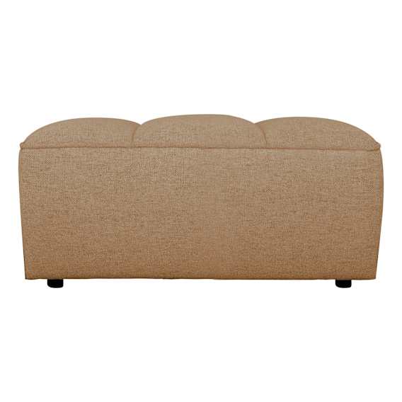 Phoebe Ottoman in Lola Mushroom