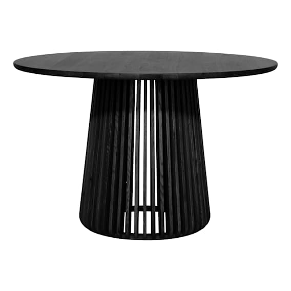 Pila Round Dining Table 120cm in Black