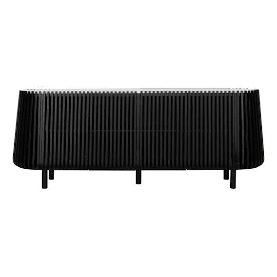 Pila Buffet 200cm in Carrara Marble / Black