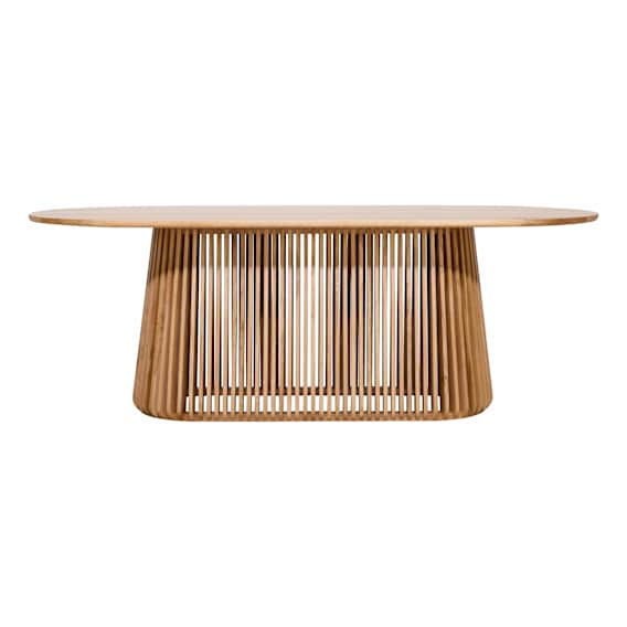 Pila Oval Dining Table 250cm in American Oak
