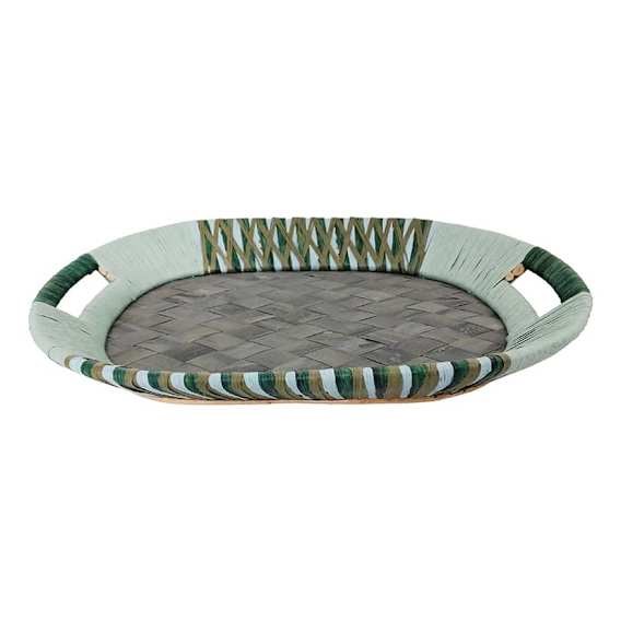 Pines Tray 51x7cm in Green