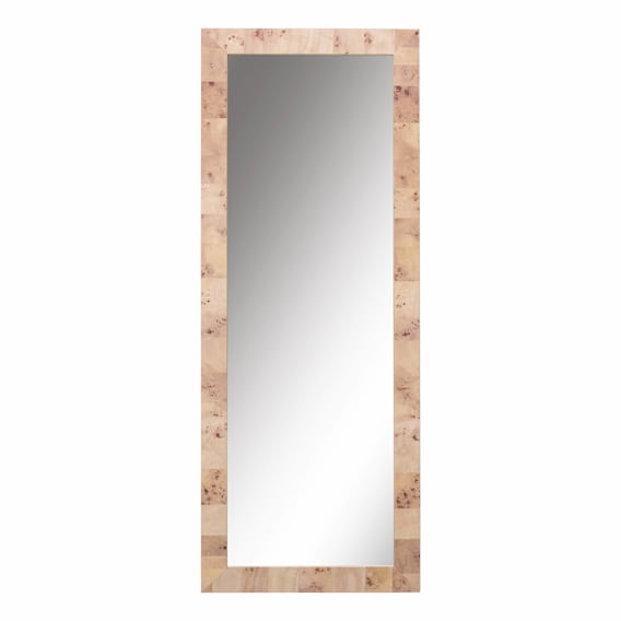 Plaza Standing Mirror 70x180cm in Aspen Burl
