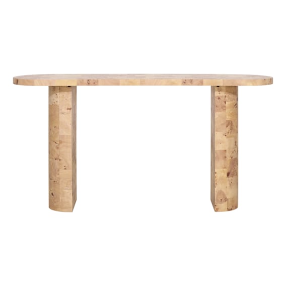 Plaza Console 150cm in Burl