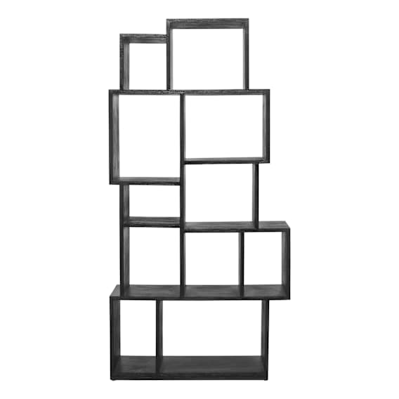 Porto Small Bookcase 86cm in Black