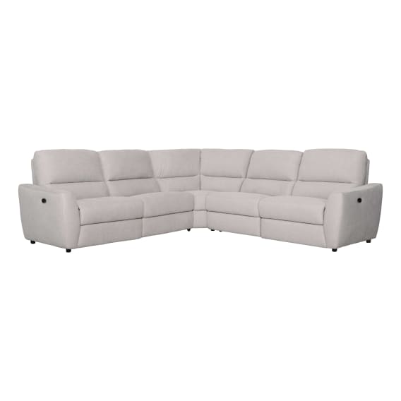 Portland Modular Sofa with 2 Recliners in Belfast Beige