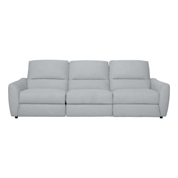 Portland 3 Seater Sofa with 2 Recliners in Belfast Grey
