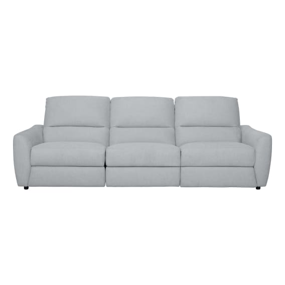 Portland 3 Seater Recliner Sofa in Belfast Grey