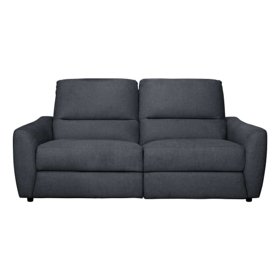 Portland 2 Seater Recliner Sofa in Belfast Charcoal