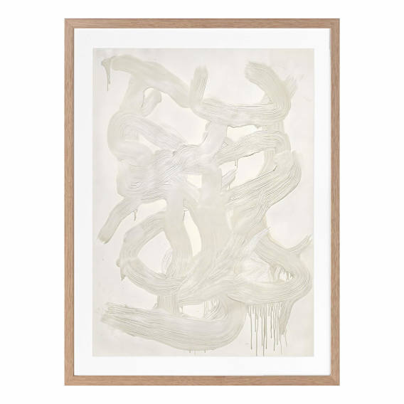 Poetry Motion Design 1 Portrait Framed Print in 84 x 105cm