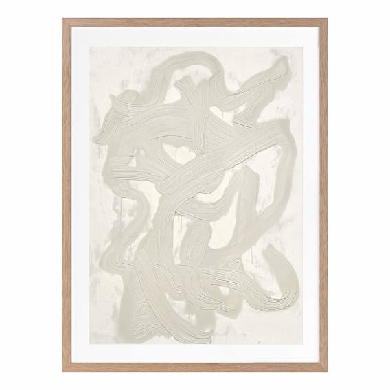 Poetry Motion Design 2 Portrait Framed Print in 106 x 141.5cm