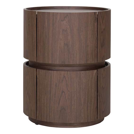Polar Bedside Table in Dark Walnut