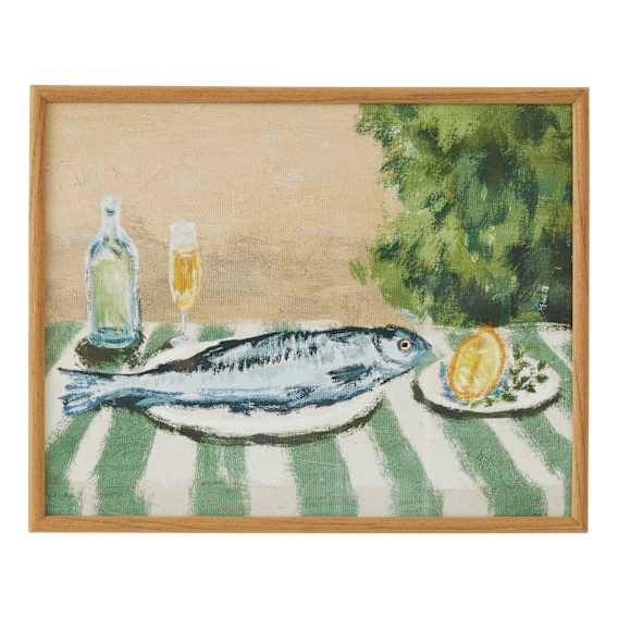Pranzo Framed Print in 50 x 40cm