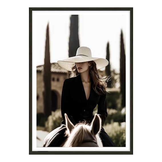 Quiet Reign Framed Print in 84 x 118cm