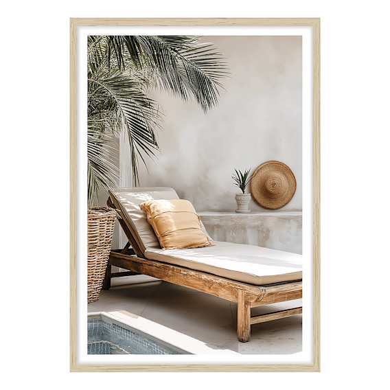 Quiet Noon Framed Print in 73x 103cm