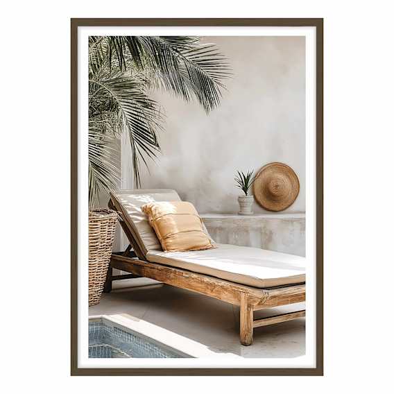 Quiet Noon Framed Print in 103 x 143cm