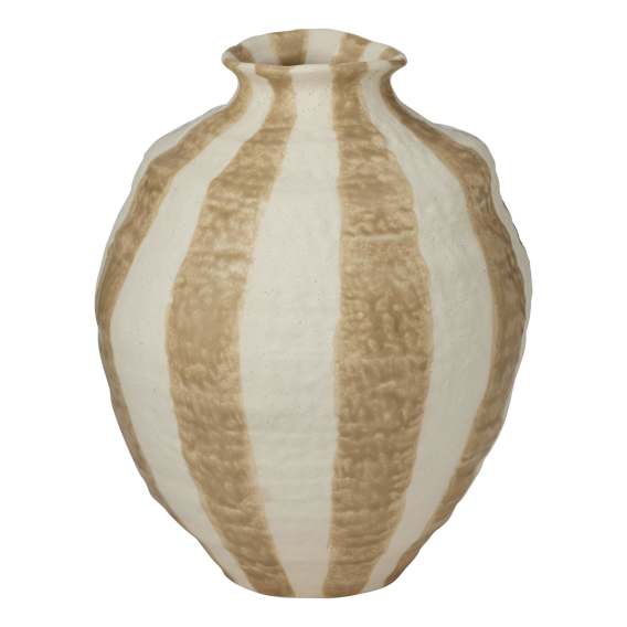 Rayas Vase 25.6x29.8cm in Taupe