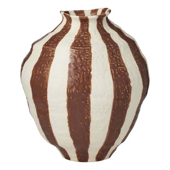 Rayas Vase 33.1x38.2cm in Tan