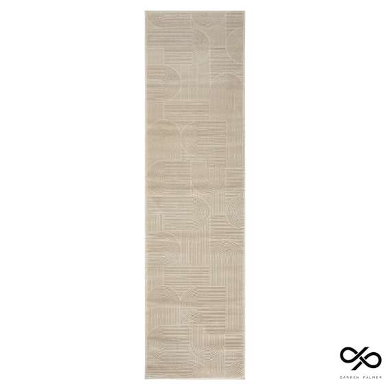 Raking Rug 80x300cm in Linen