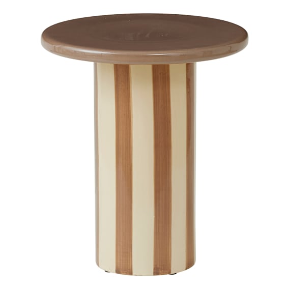 Rayas Side Table 40.5x45.5cm in Tan