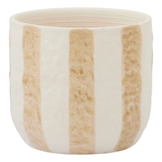Rayas Pot 15x13.5cm in Taupe