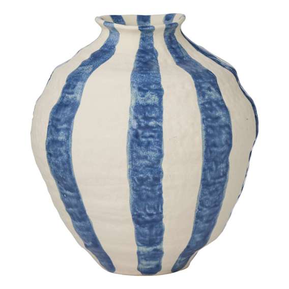 Rayas Vase 26x30cm in Dark Denim