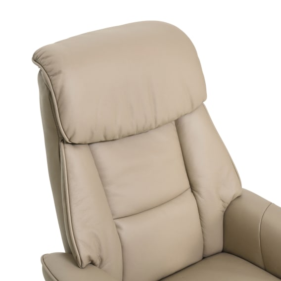 Manual Recliner + Ottoman Material and Finishes