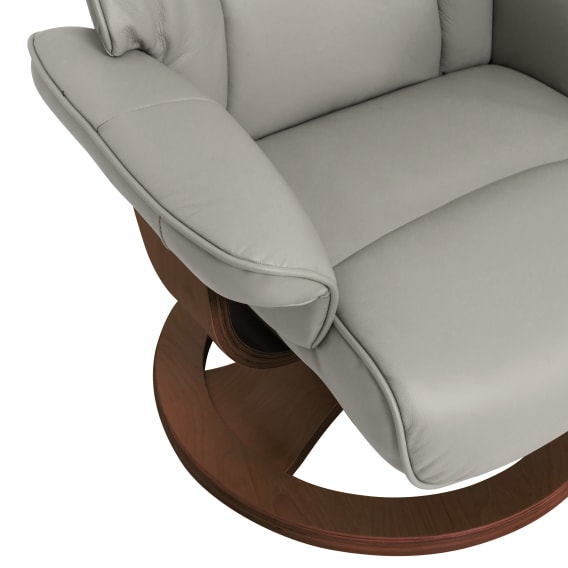 Manual Recliner + Ottoman Material and Finishes