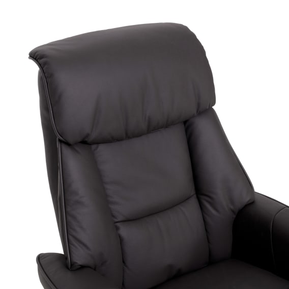 Manual Recliner + Ottoman Material and Finishes