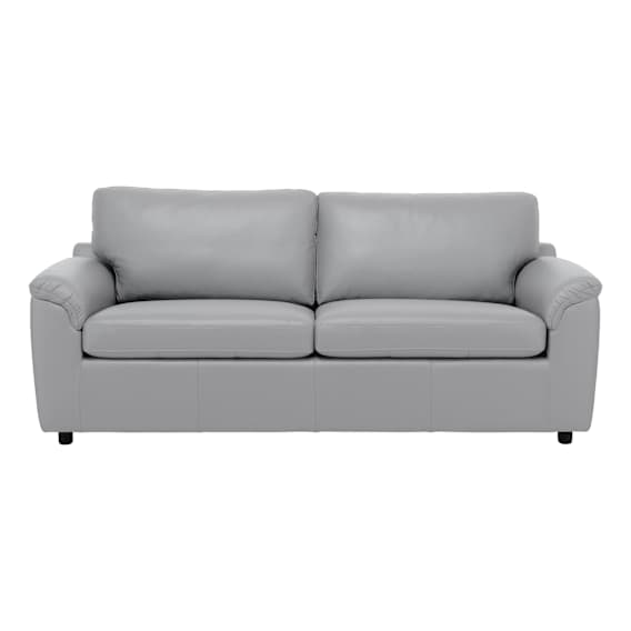 Relay Sofa Bed in Leather Pewter