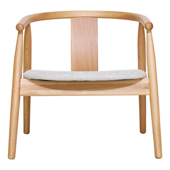 Relate Occasional Chair in European Oak / Beige