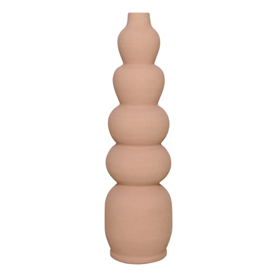 Ripple Sculptural Vase 19.5x74.5cm in Sand